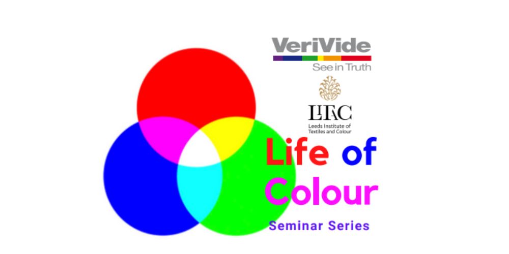 Verivide logo, LITAC logo, Life of Colour seminar series