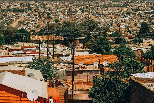 Rooftop view of Mamelodi Township, Pretoria