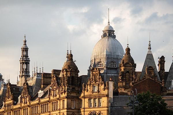 Roof of Kirkgate market in Leeds city centre