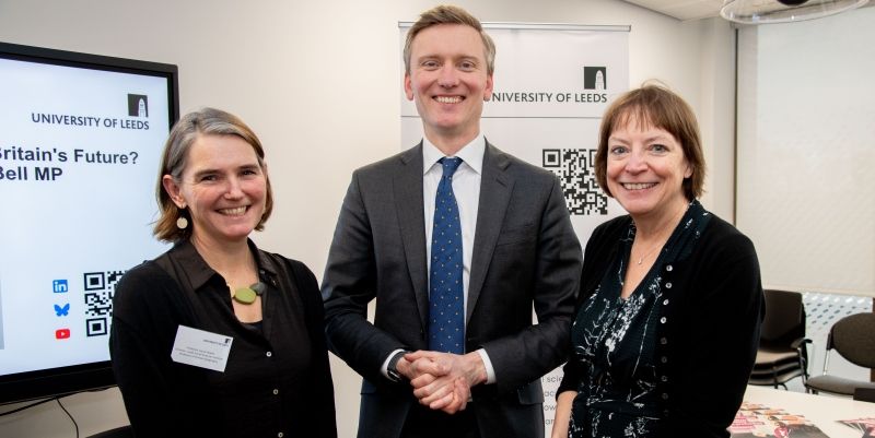 Professor Louise Waite, Torsten Bell MP and Professor Shearer West